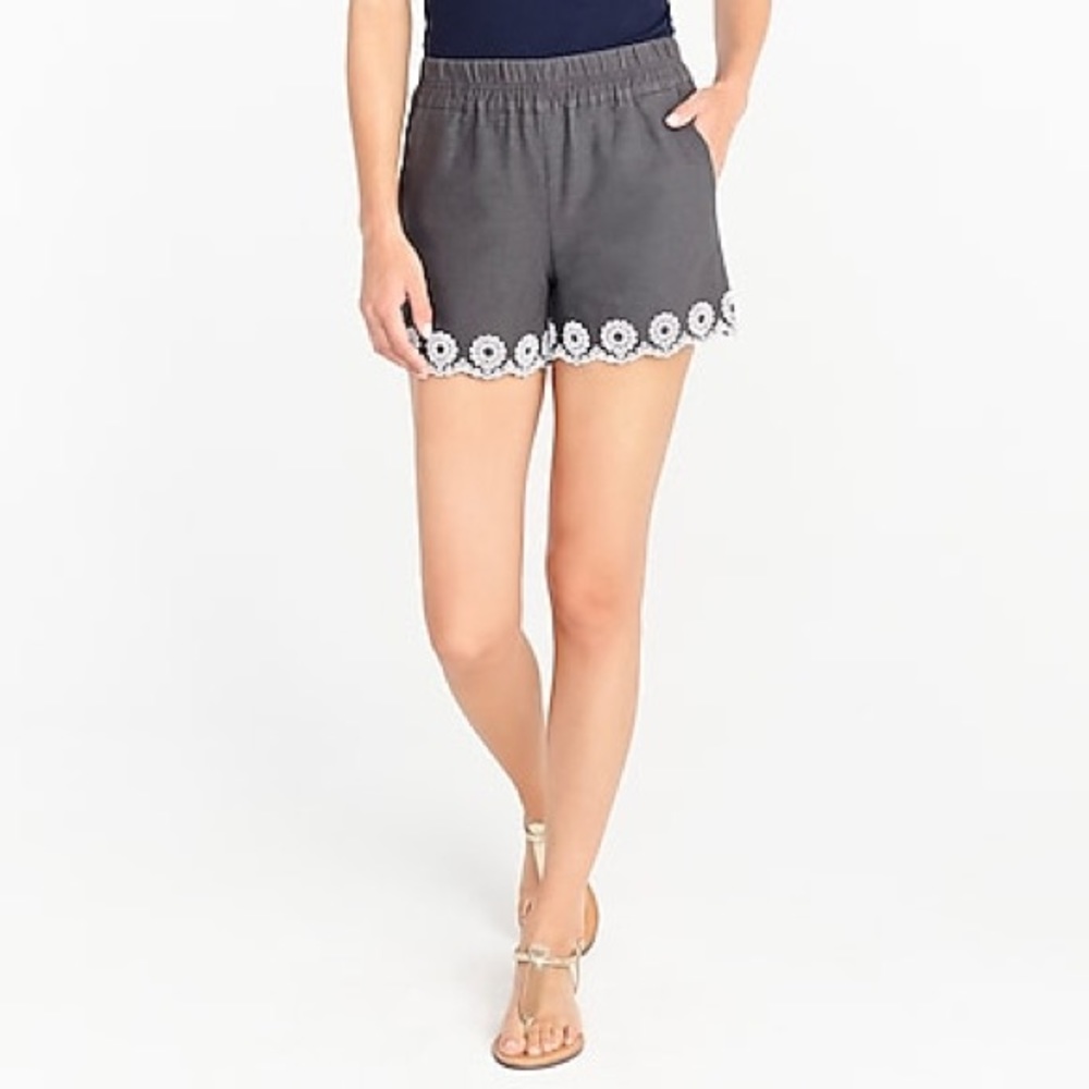 Embroidered Shorts - Picture 2 of 2